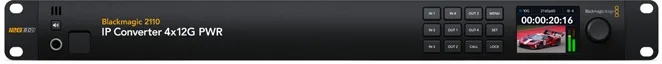Blackmagic 2110 IP Converter 4x12G PWR - product picture